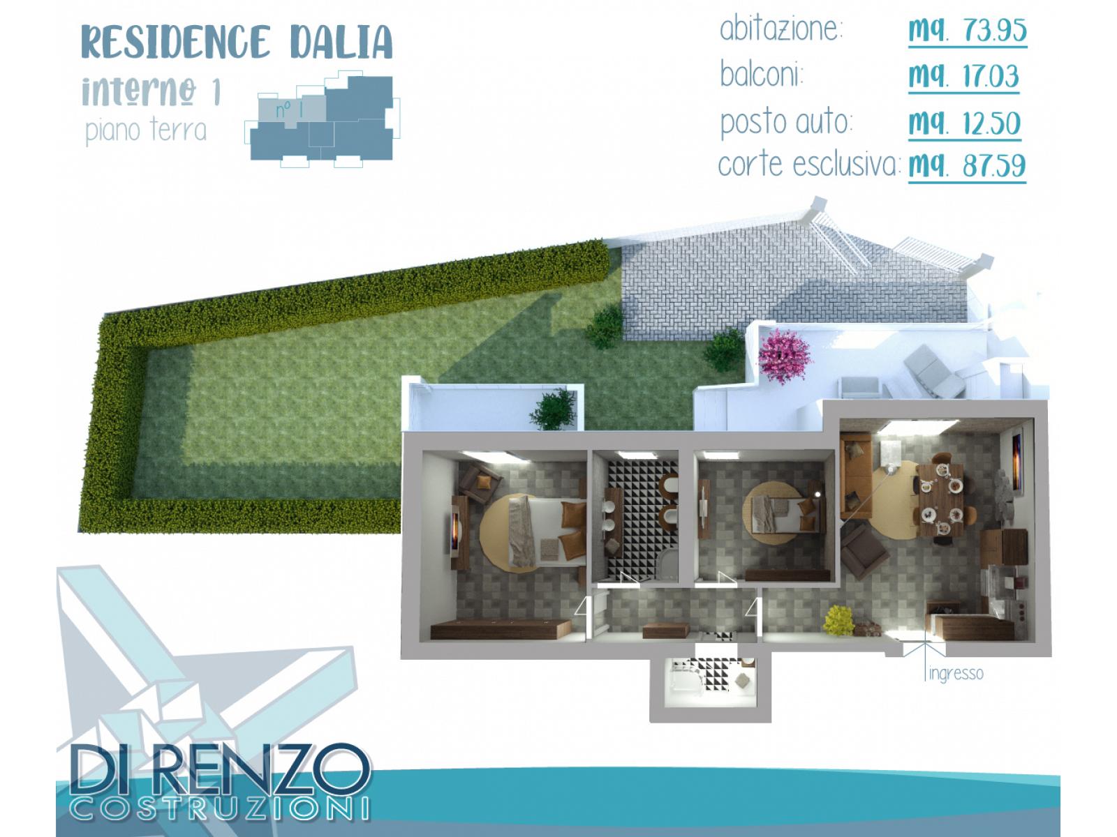 INTERNO 1_ARREDATO_Prezzo 155.000,00 + Iva +Allacci + Cantina